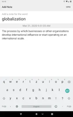 Dictionary android App screenshot 9