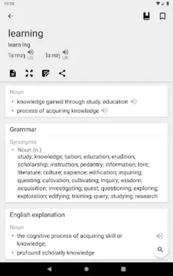 Dictionary android App screenshot 12