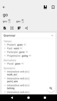 Dictionary android App screenshot 19