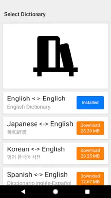 Dictionary android App screenshot 22